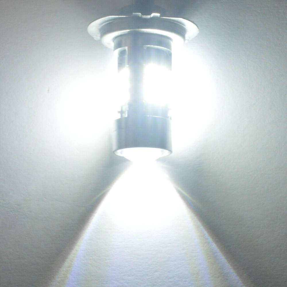 2pcs H7 LED Headlight Bulbs High Low Beam 6000K Super White Lights Car Fog Lights