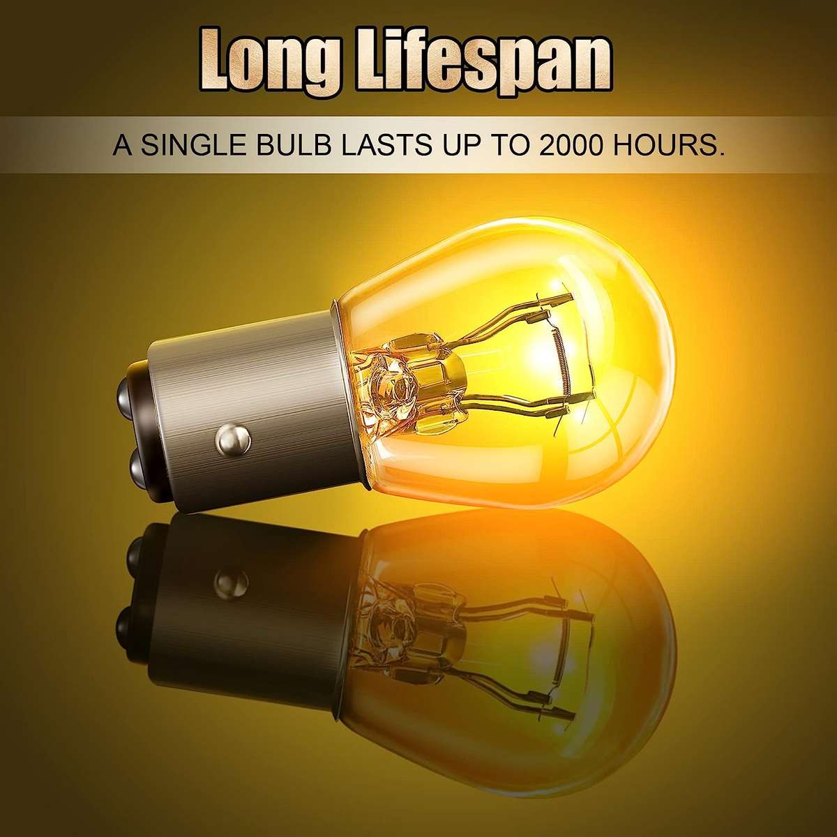 10pcs 1157 Light Bulb Replacement Bulbs for Marker Tail Running Parking And Bac