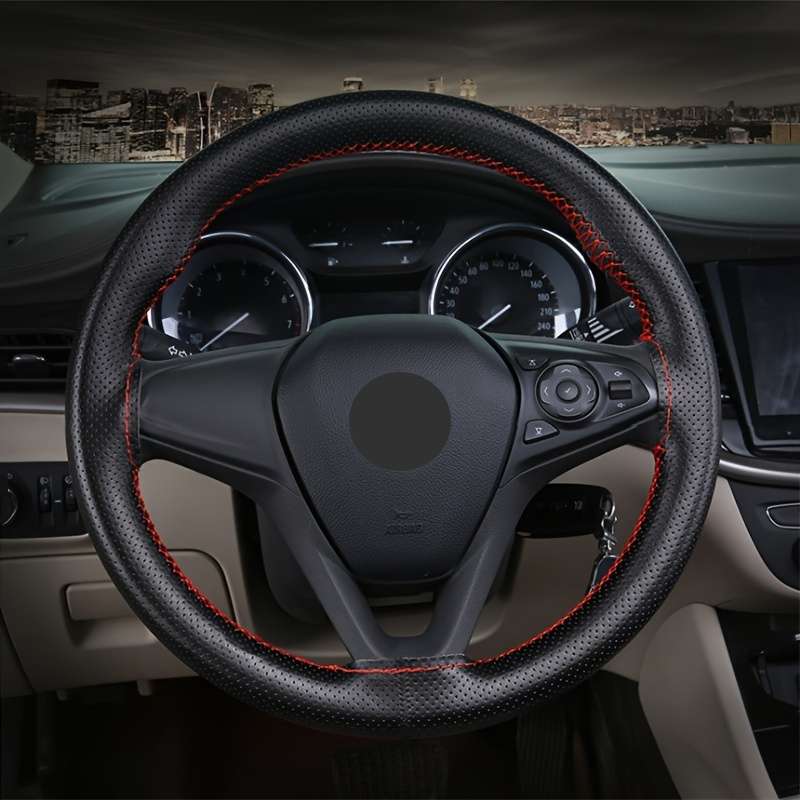 Car Steering Wheel Cover Black