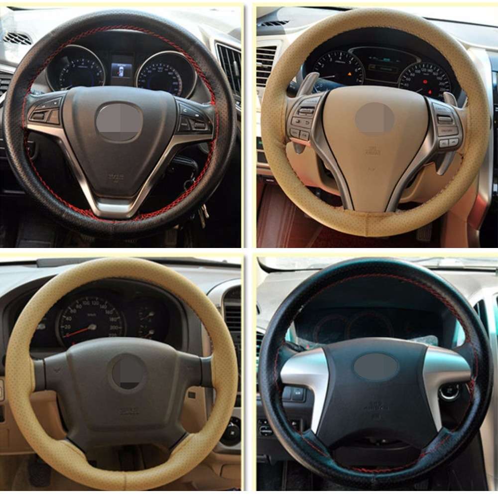 Car Steering Wheel Cover Black