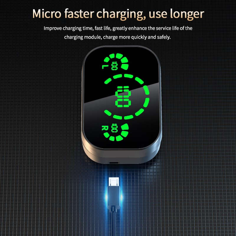 Rechargeable Wireless Earbuds Headphones Headset