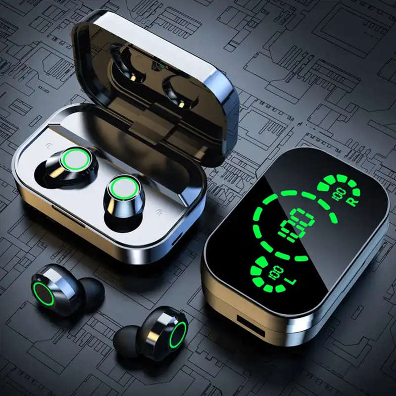 Rechargeable Wireless Earbuds Headphones Headset