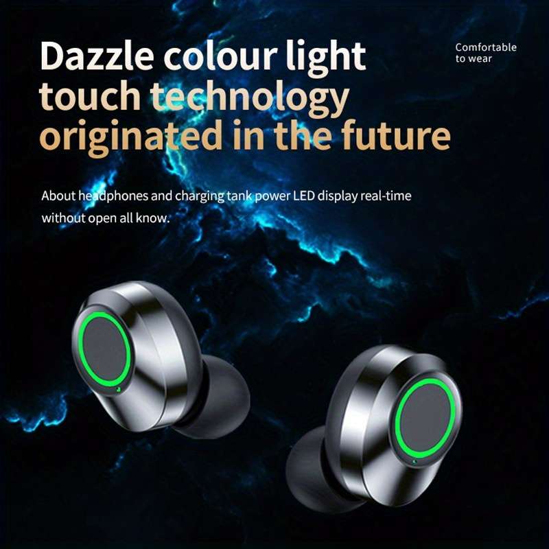Rechargeable Wireless Earbuds Headphones Headset