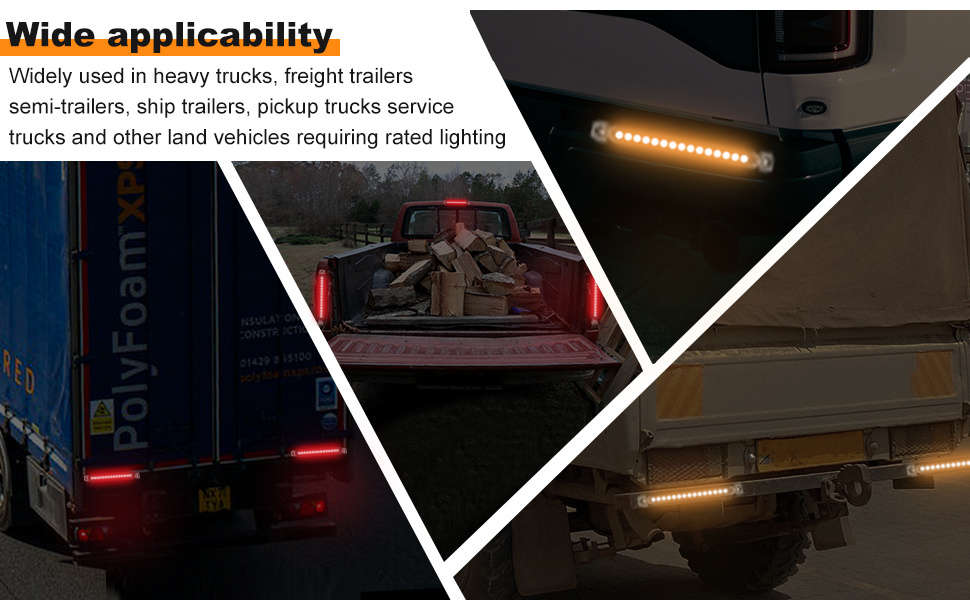 Car Lights Color Red Amber Quantity 2Pcs