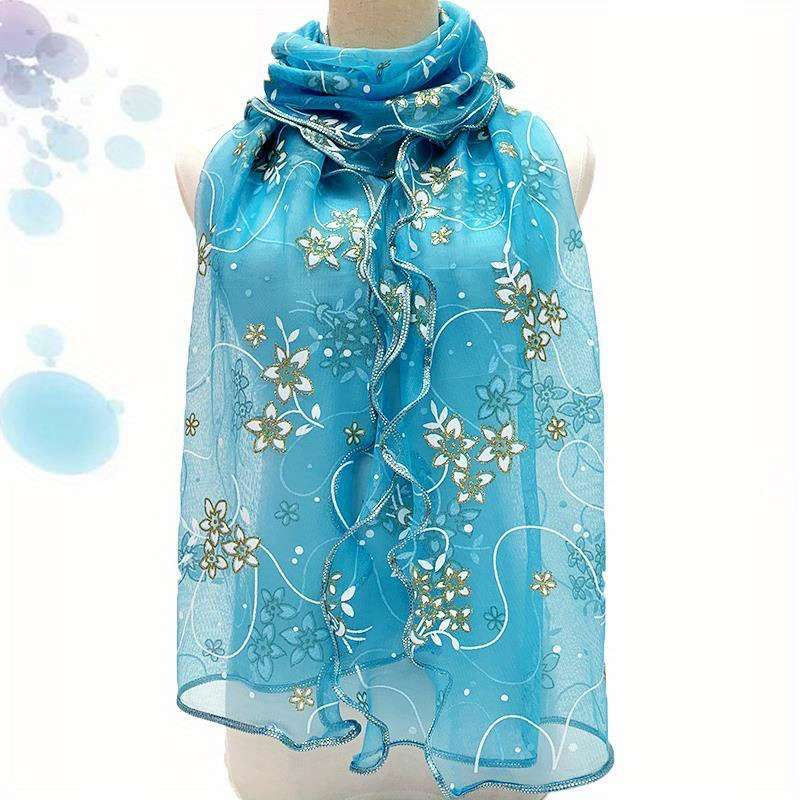 Scarf Color Sky Blue