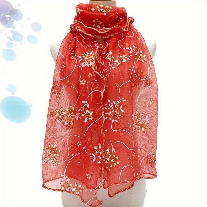 Scarf Color Watermelon Red