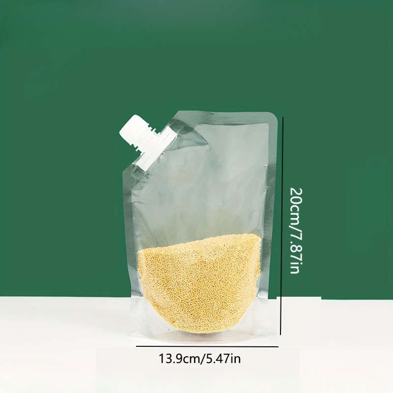 Food Storage Bags Items 2Pcs 498.95G  2Pcs 1.5Kg  2Pcs 2.5Kg