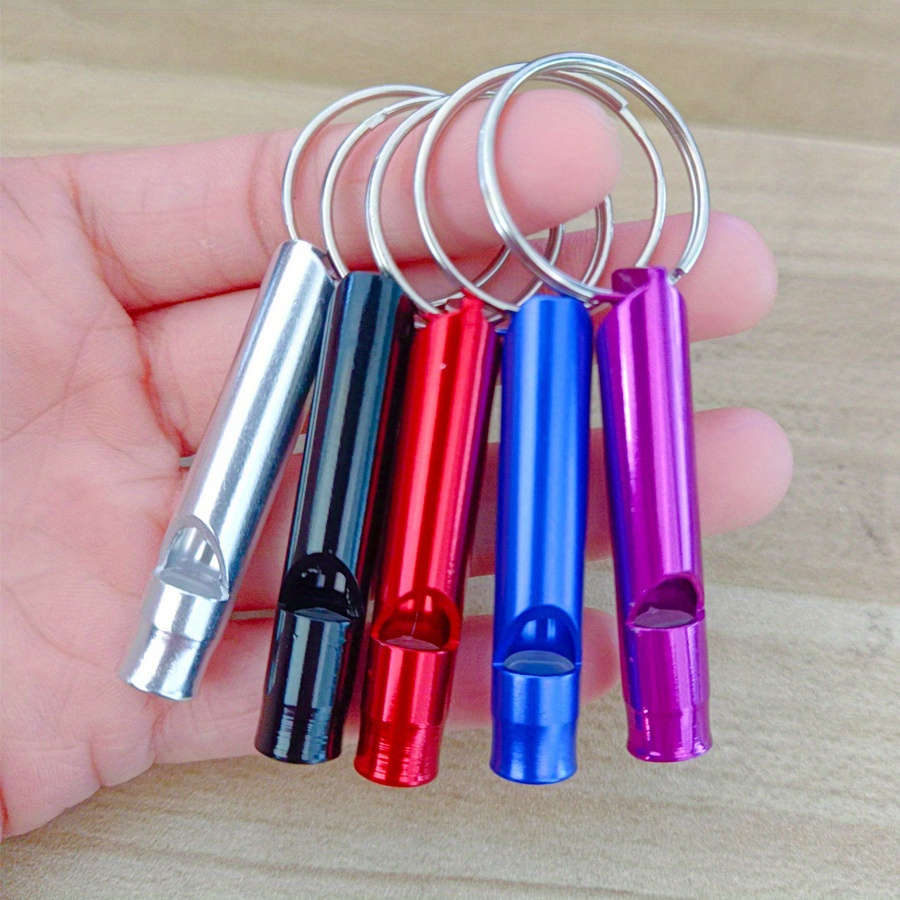 3pcs Loud Durable Safety Whistles Keychains Outdoor Whistles Hiking Camping