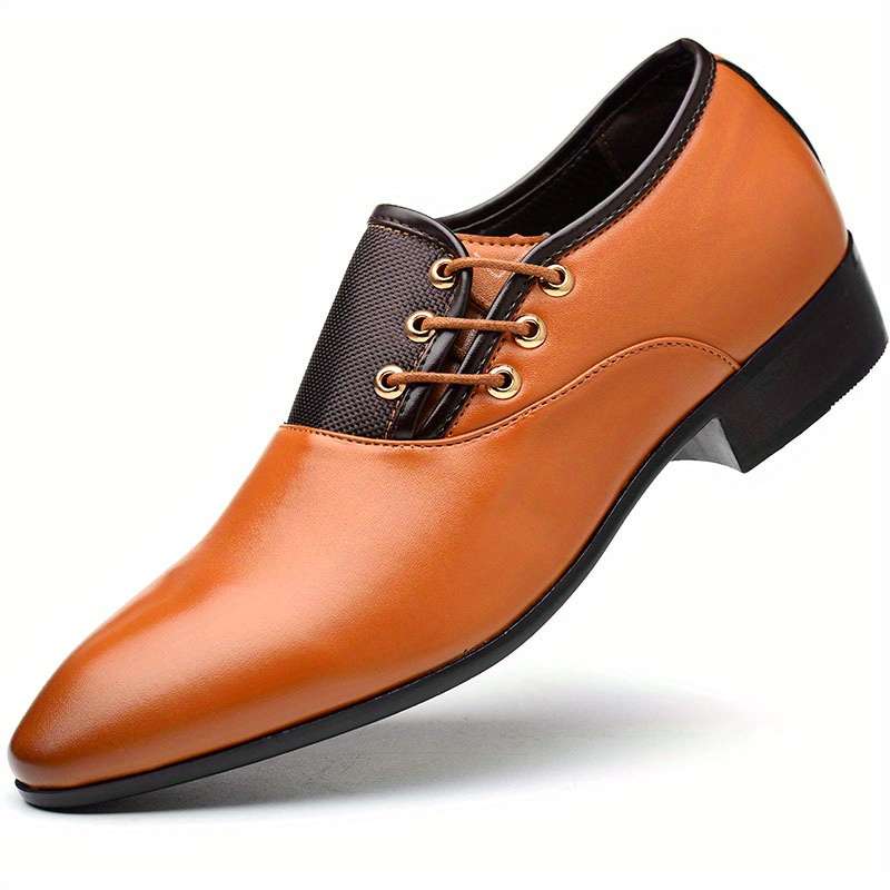 Mens Leather Shoes Color Yellow Sizeuk 7.5