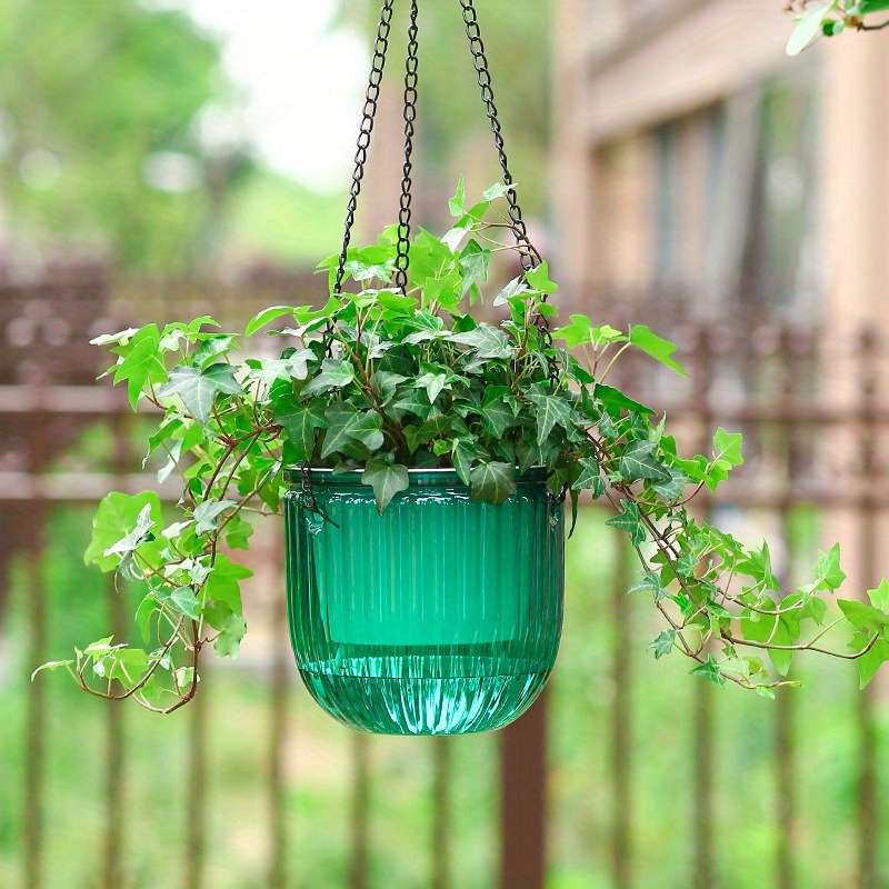 2Pcs Heavy Duty Automatic Selfwatering Hanging Planters With User Friendly