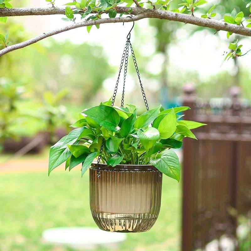 2Pcs Heavy Duty Automatic Selfwatering Hanging Planters With User Friendly