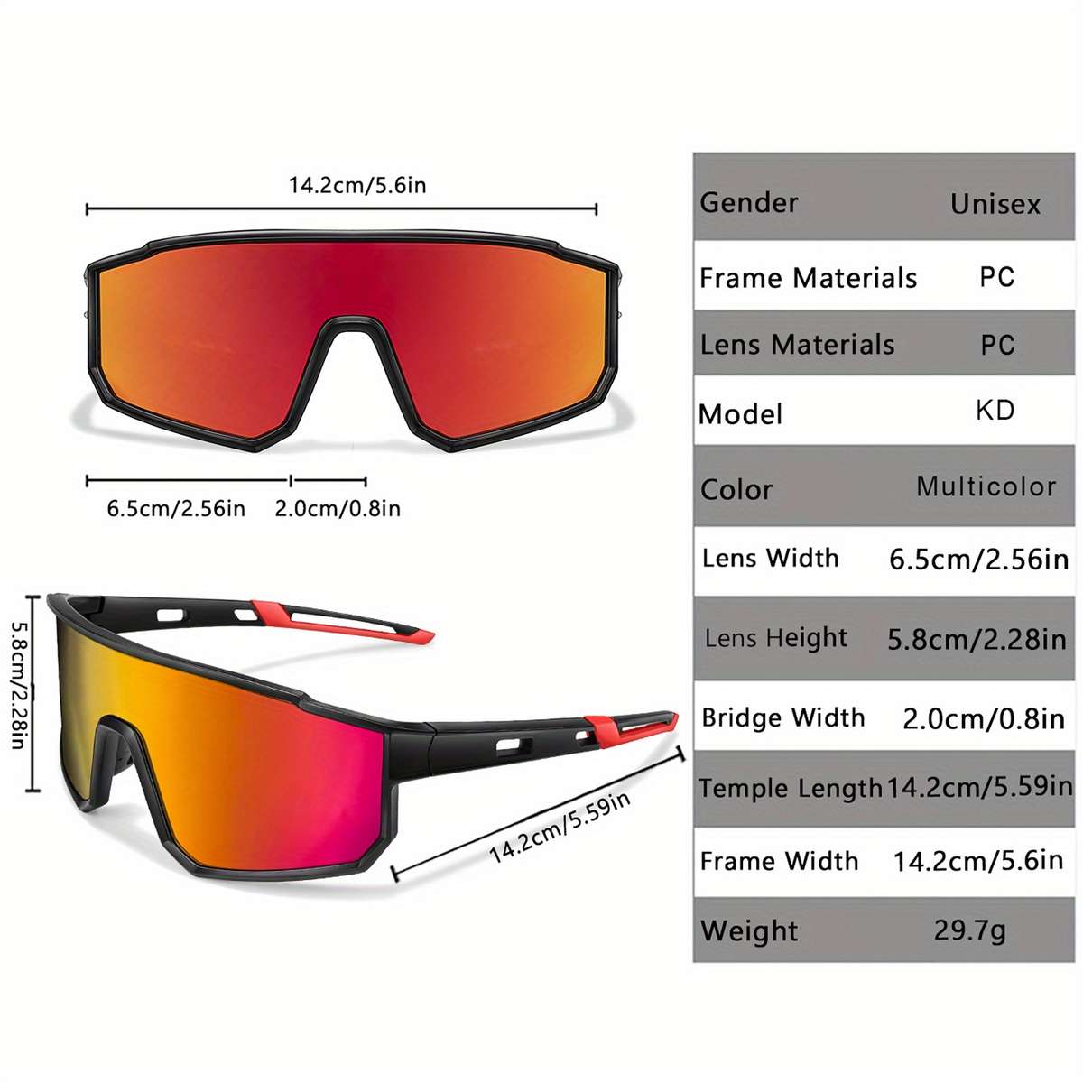 Cycling Glasses Color V5