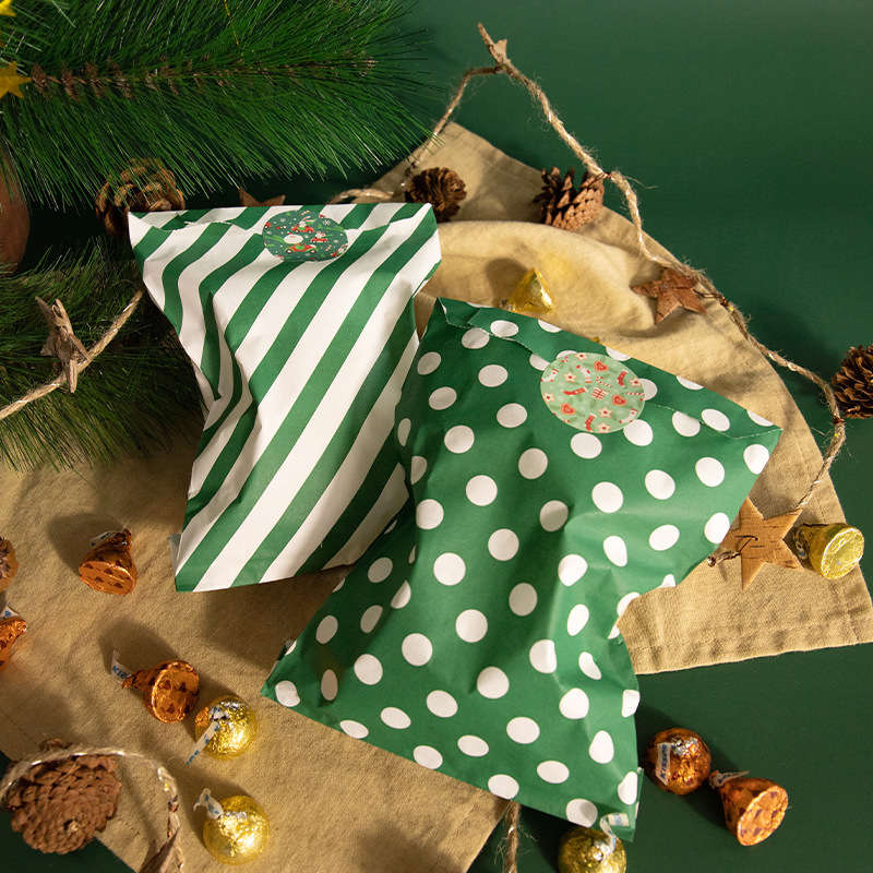 Gift Bags Color Solid Dark Green Size 13X18Cm