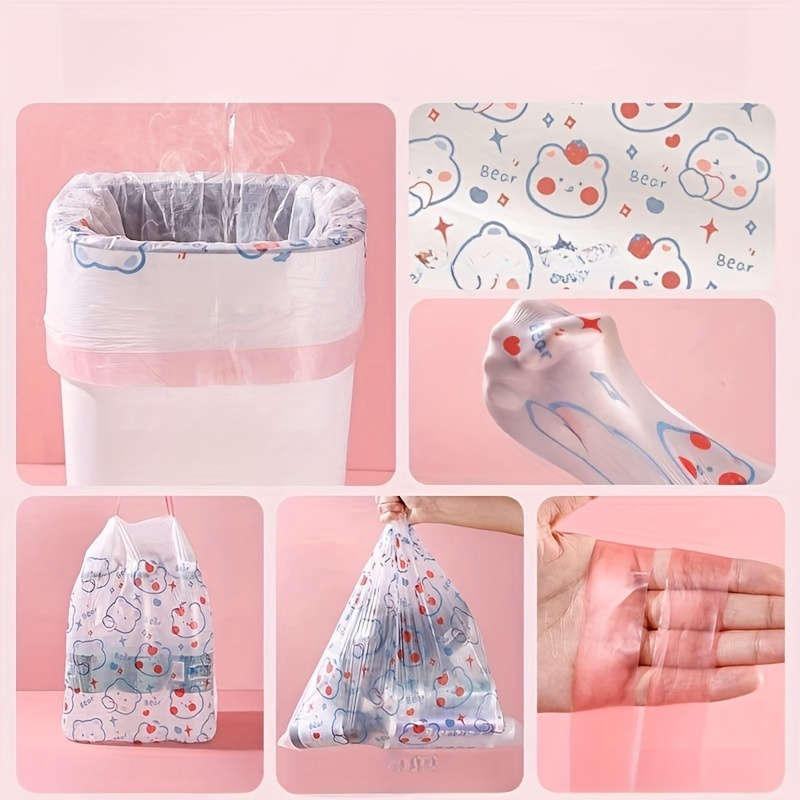 Trash Bagcute Bearsize3 Rolls75 Pieces