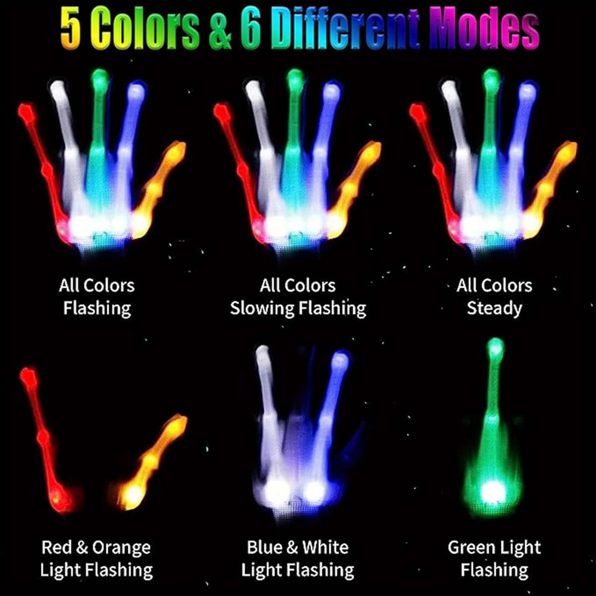 Winter Gloves Color Multicolor