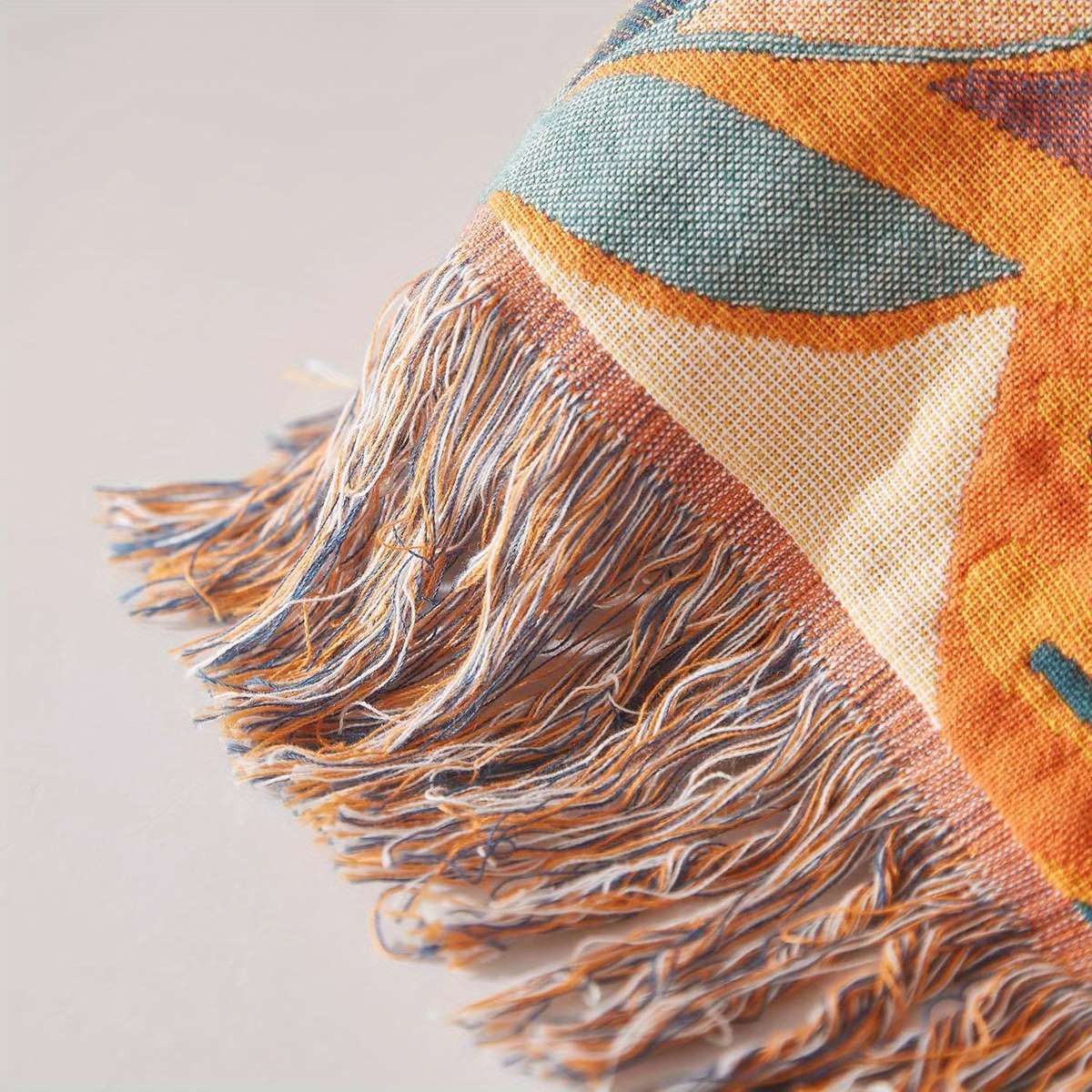 Blanket Boho Floral Size 203.2Cm X 228.6Cm