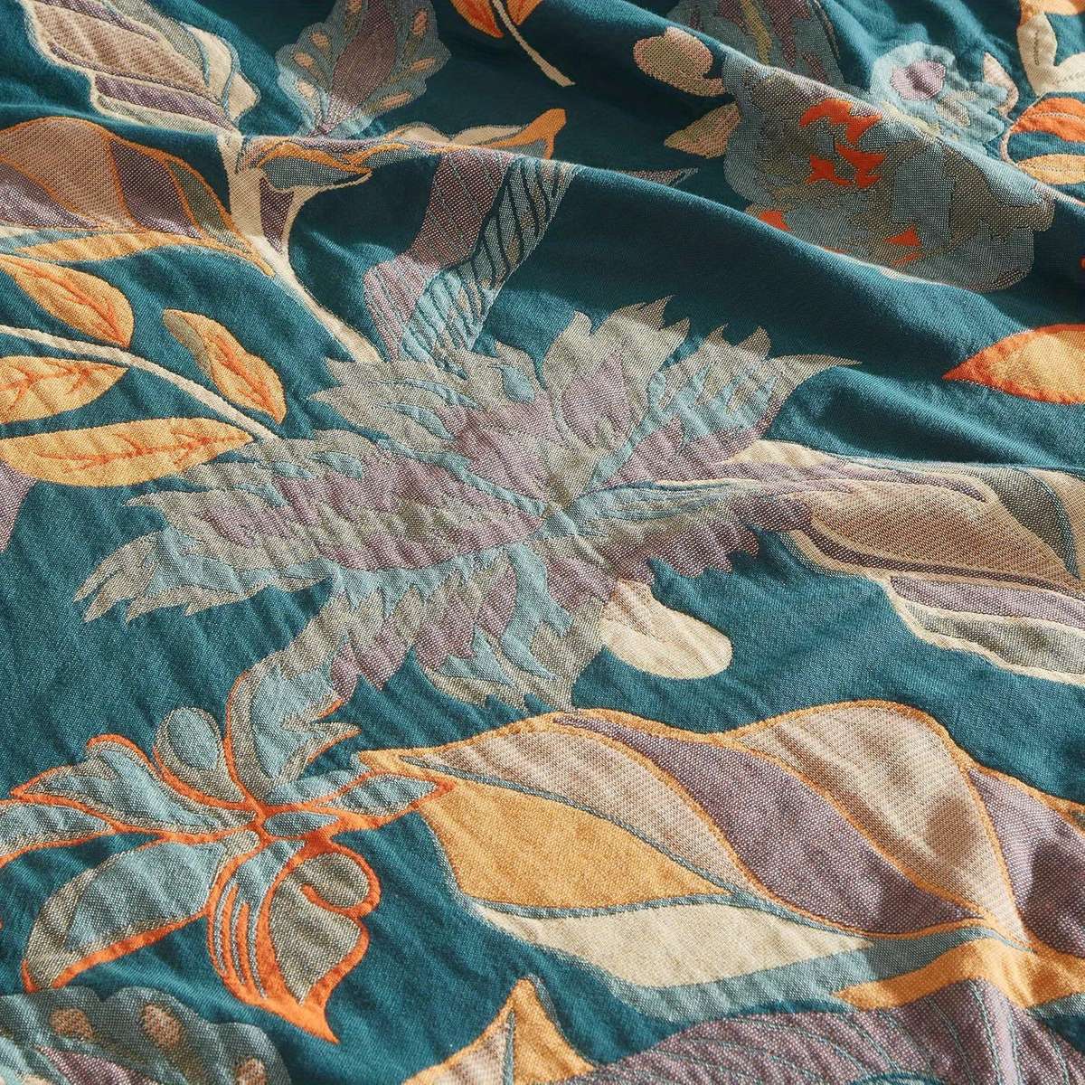 Blanket Boho Floral Size 203.2Cm X 228.6Cm