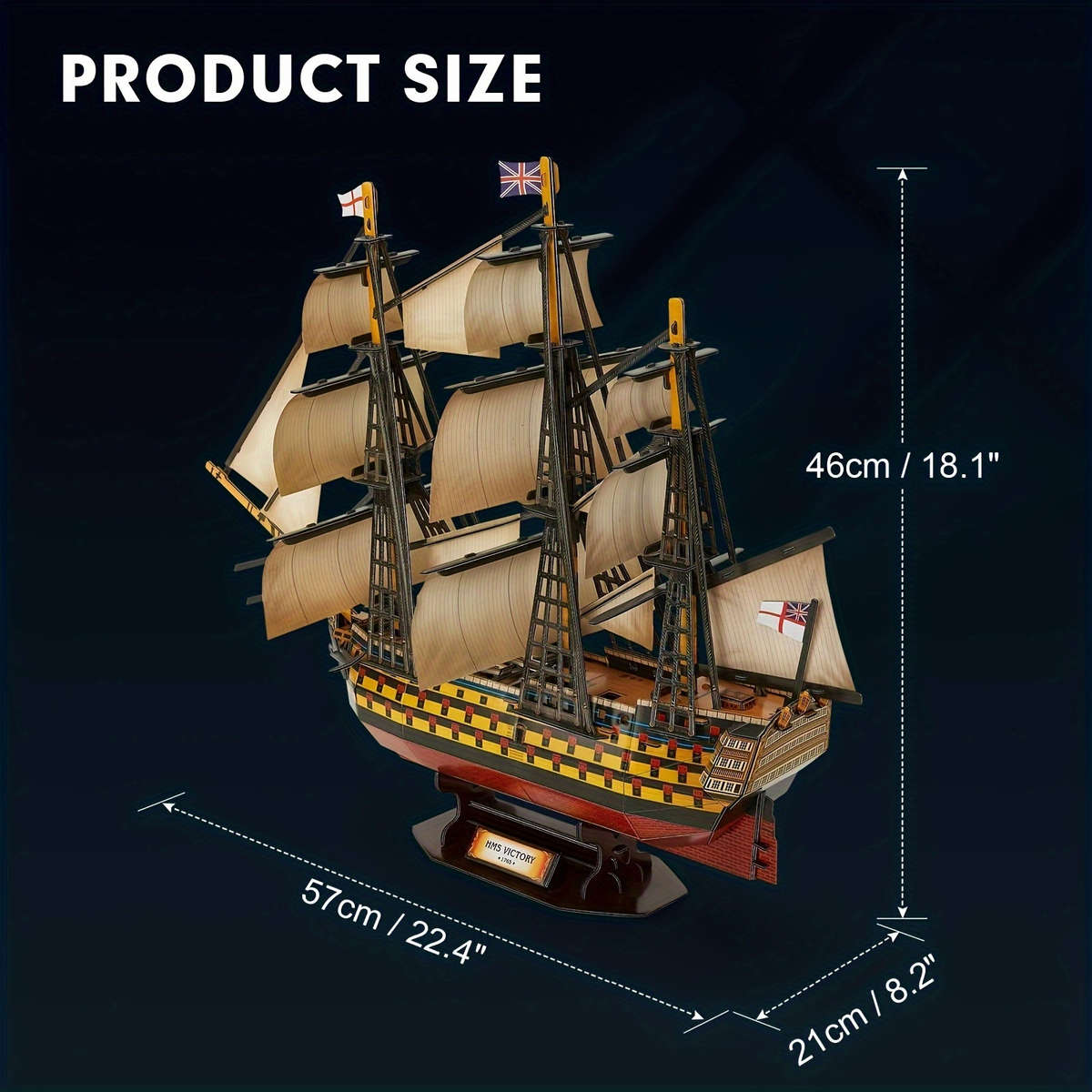 3D Jigsaw Puzzle Model Ship Items Royal Victory