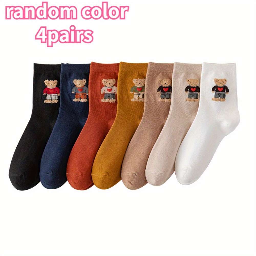 Women S Socks Color Random Color Quantity 4Pairs