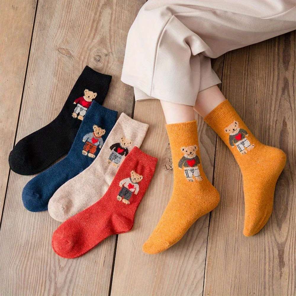 Women S Socks Color Random Color Quantity 4Pairs