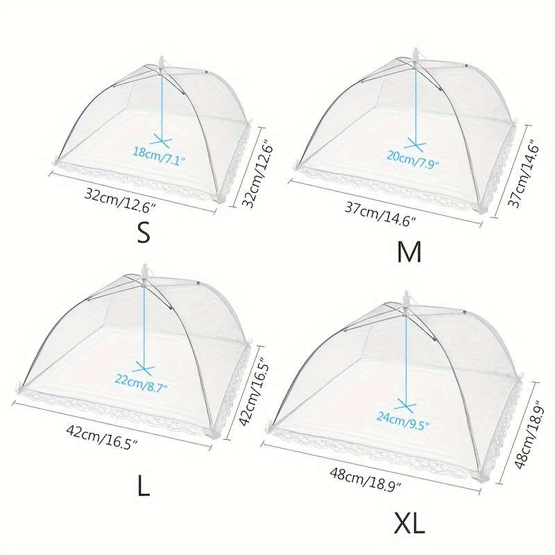Food Cover Size 37Cmx37Cm 14.6Inx14.6In Items Dust Cover