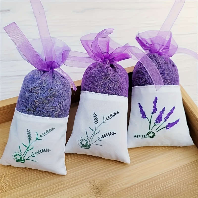 10Pcs Lavender Scented Fragrance Bags Aromarelax Delight Transparent Mesh