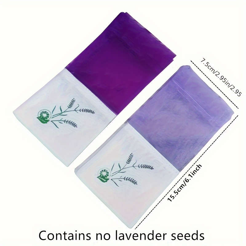 10Pcs Lavender Scented Fragrance Bags Aromarelax Delight Transparent Mesh