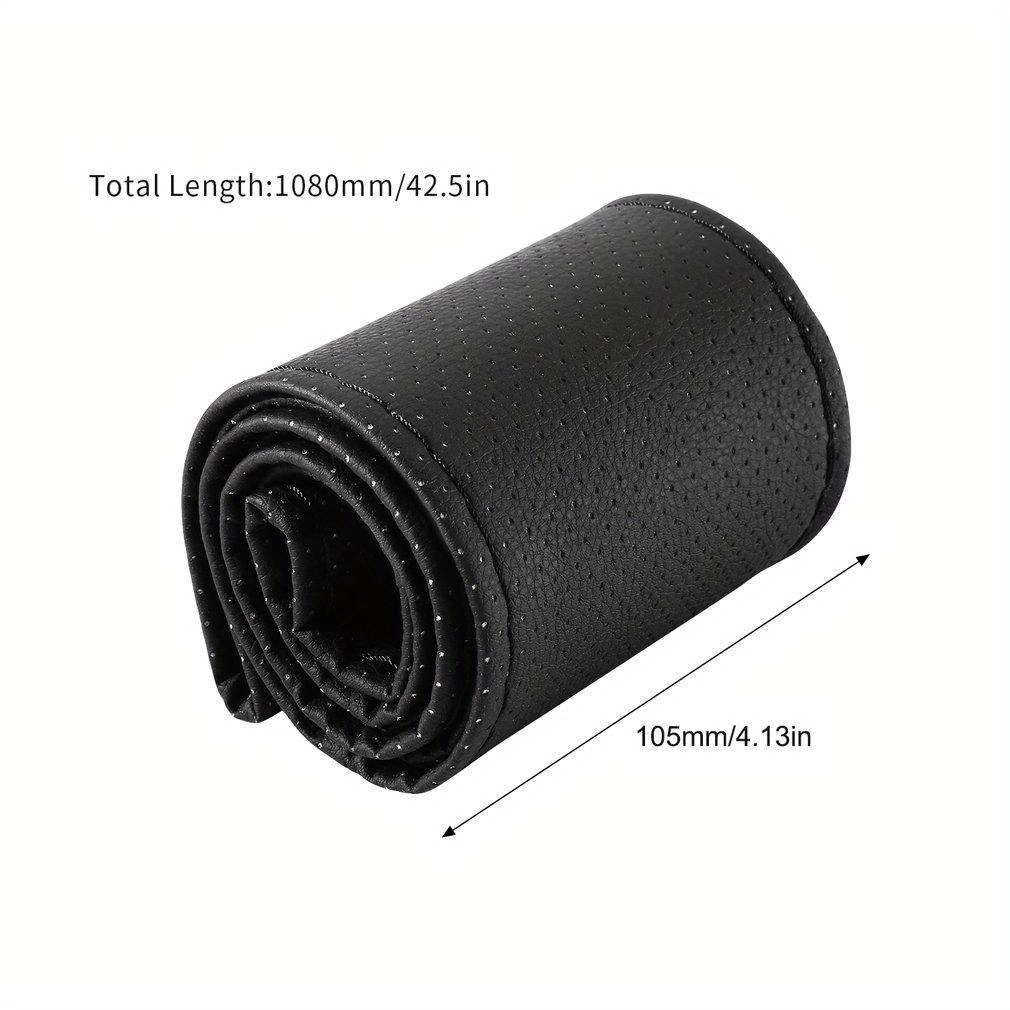 Car Steering Wheel Cover Black Thread