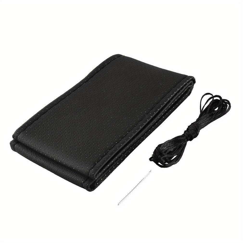 Car Steering Wheel Cover Black Thread