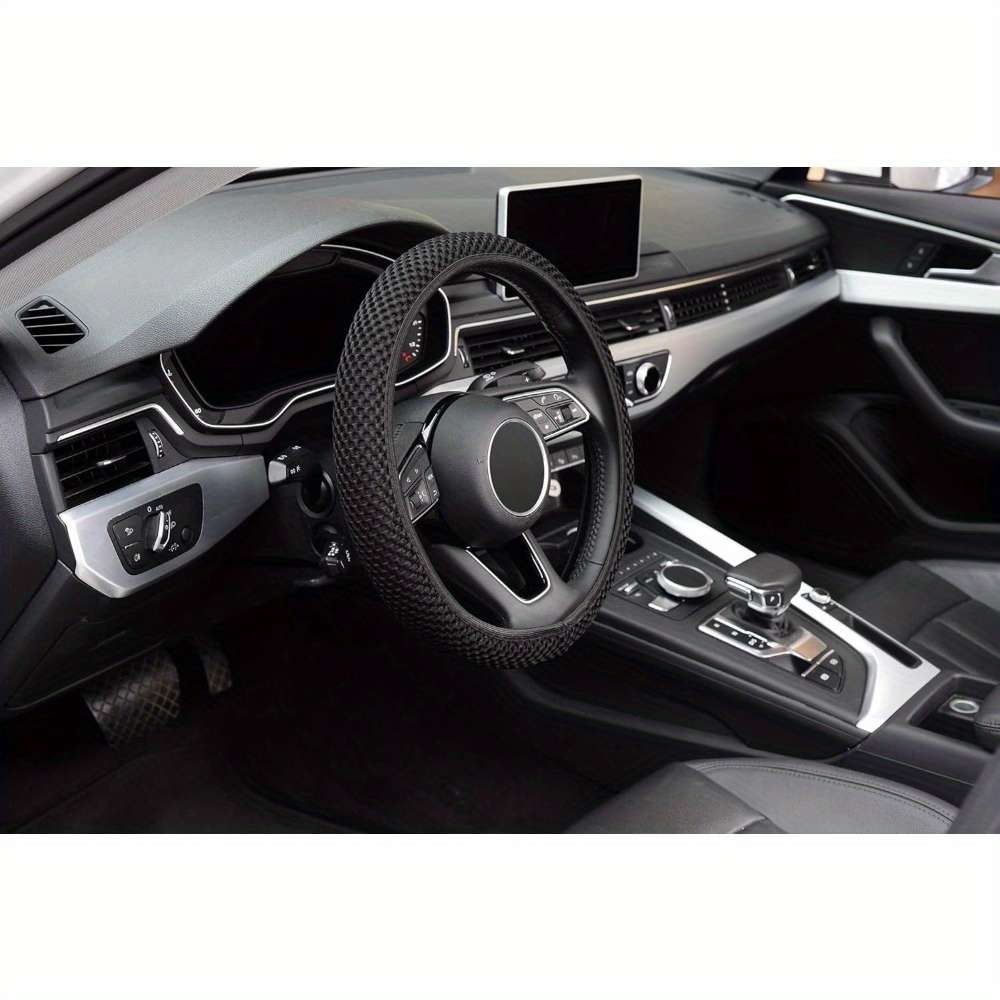 Car Steering Wheel Cover Black