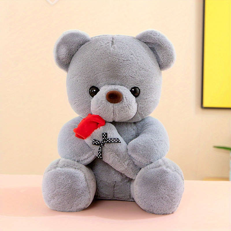 Plush Toys Color Grey Size 25Cm
