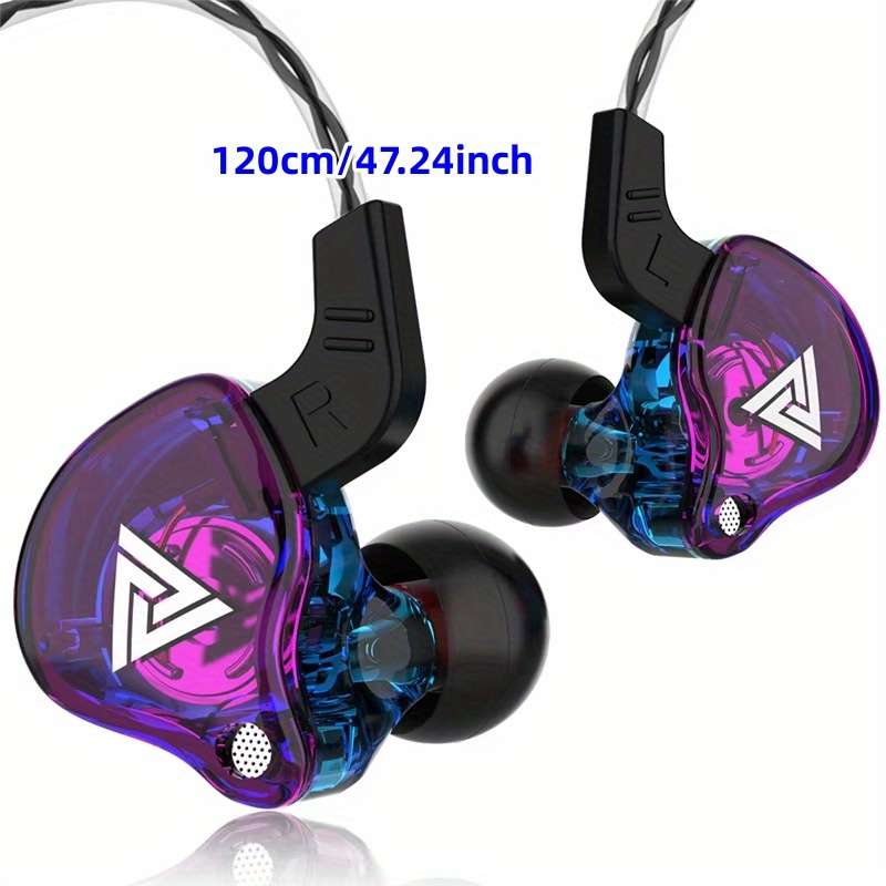 Wired Headphones Purple