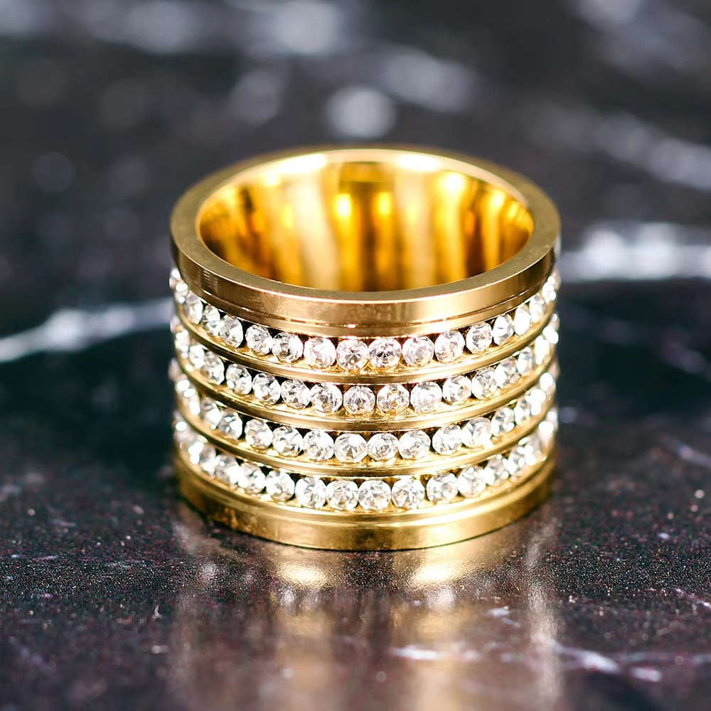 Artistic Fashion Boho Style Finger Ring Color Golden Size 10