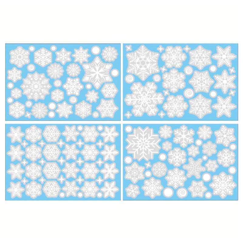 Window Stickers Model 8 Sheets2 Sets Snowflakes