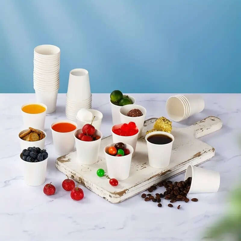 Water Cup Color White Quantity100Pcs