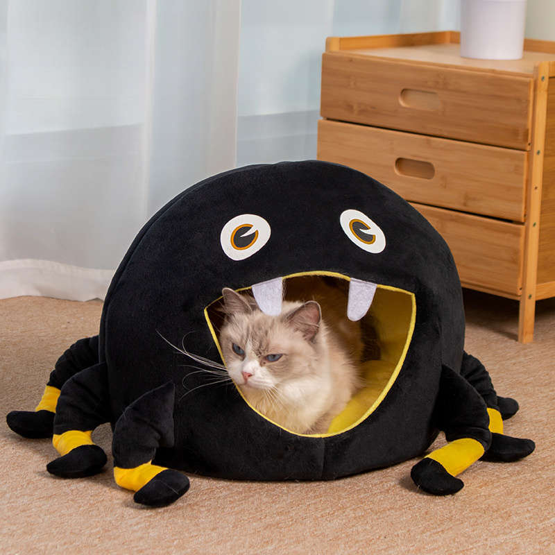 Pet supplies Items Black Spider Cat Nest