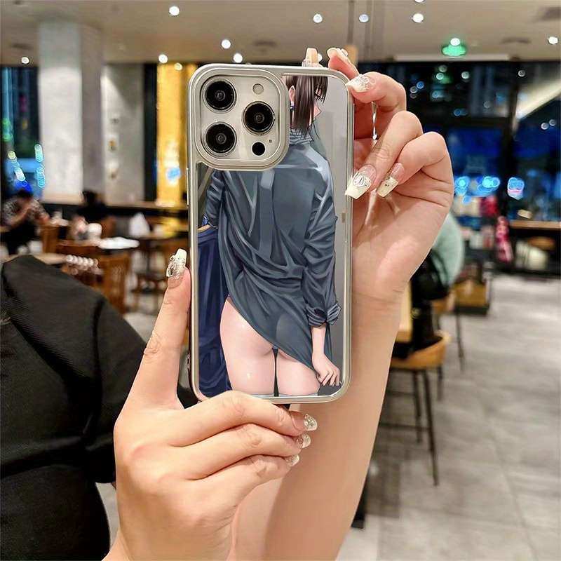 1Pc White For iPhone 16 Plus Sexy Buttocks Phone Case