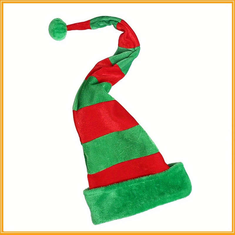 Winter Hat Color Green Red Size One Size