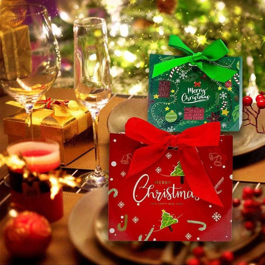 Christmas Gift Boxes Items Christmas Quantity 6 Styles - 24 Pieces