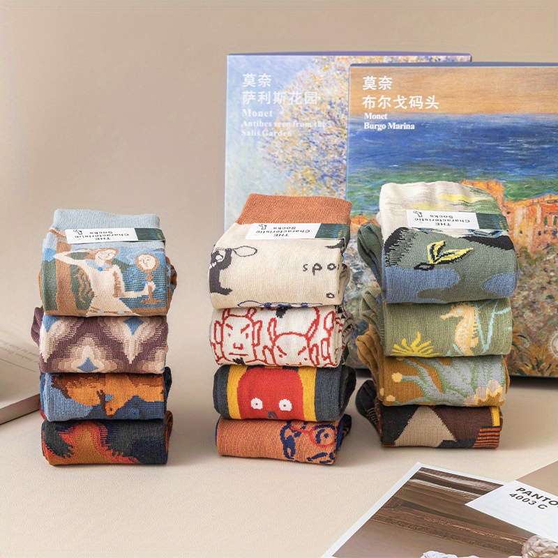 Women S Socks Color Impression Water Lily 4 Hair Clips In A Box Size Onesize