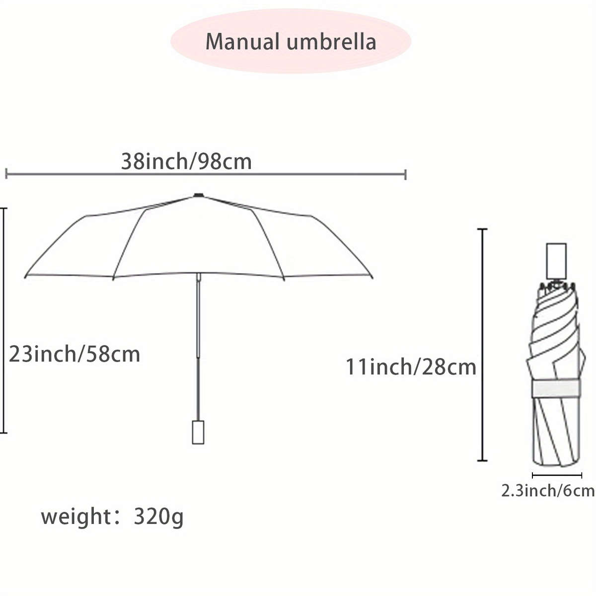 Umbrella Color Black