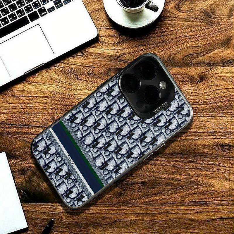 1Pc Mixed Color  For iPhone 16 Retro D1O Letters Phone Case