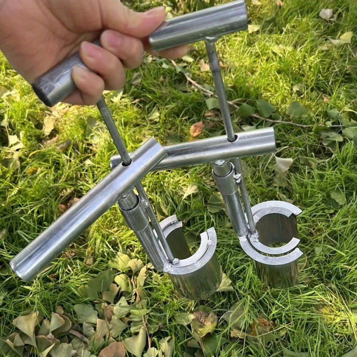 Stainless Steel Bulb Planter Handheld