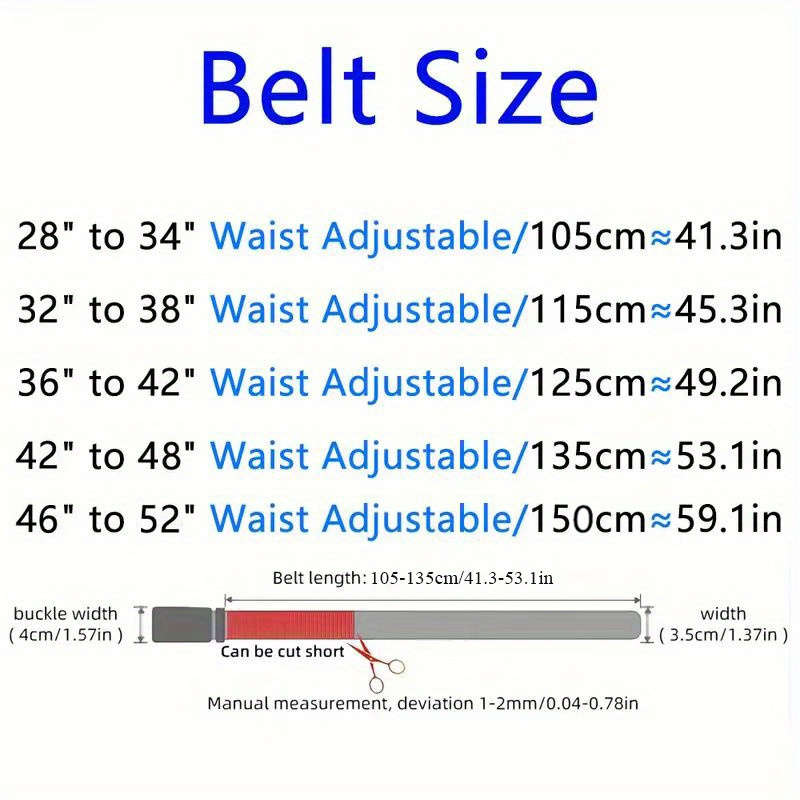 Belt Color White Size 28 To 34 Waist 105Cm