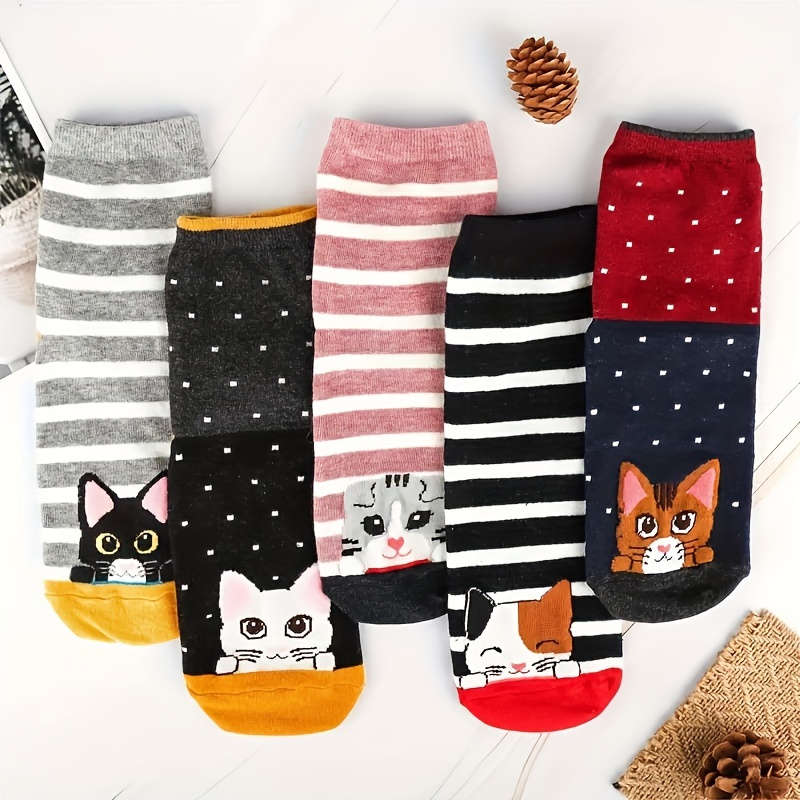 Women S Socks Size Onesize Style 5 PairsColor Mixing
