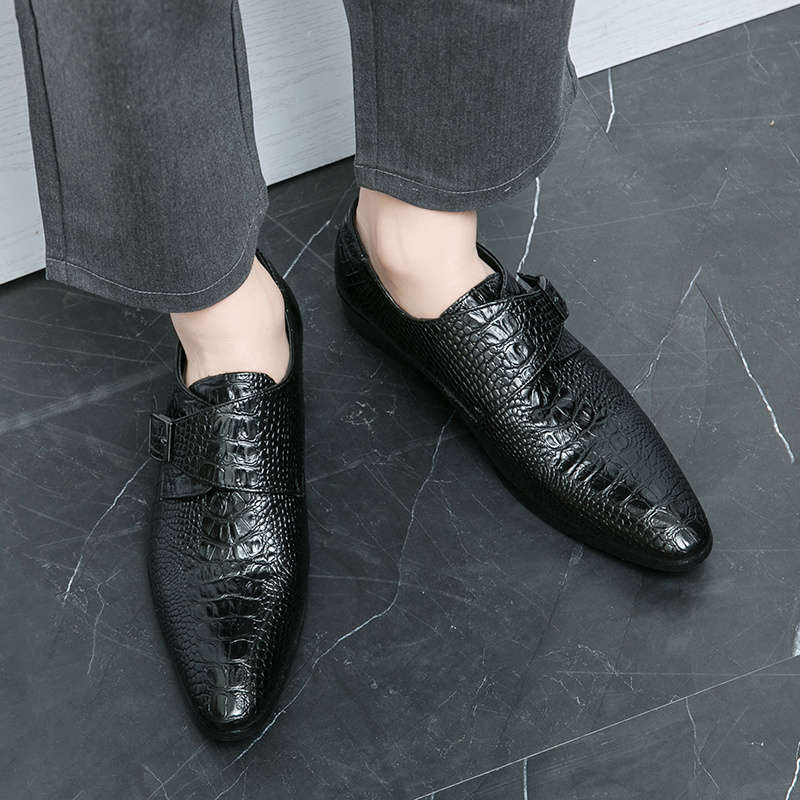 Mens Leather Shoes Color Black Sizeuk 10
