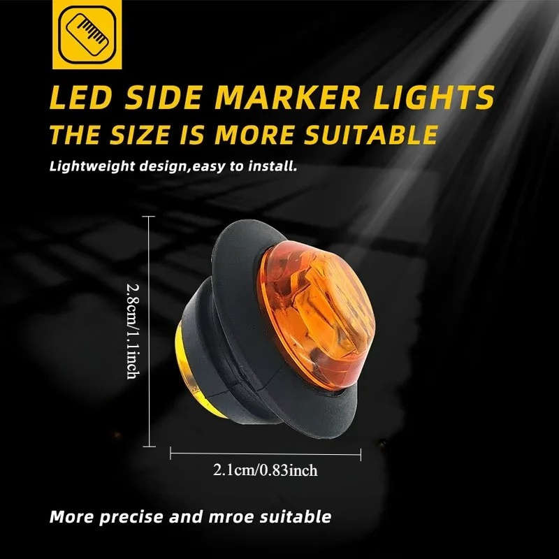 Car Lights Color 2Pcs Red