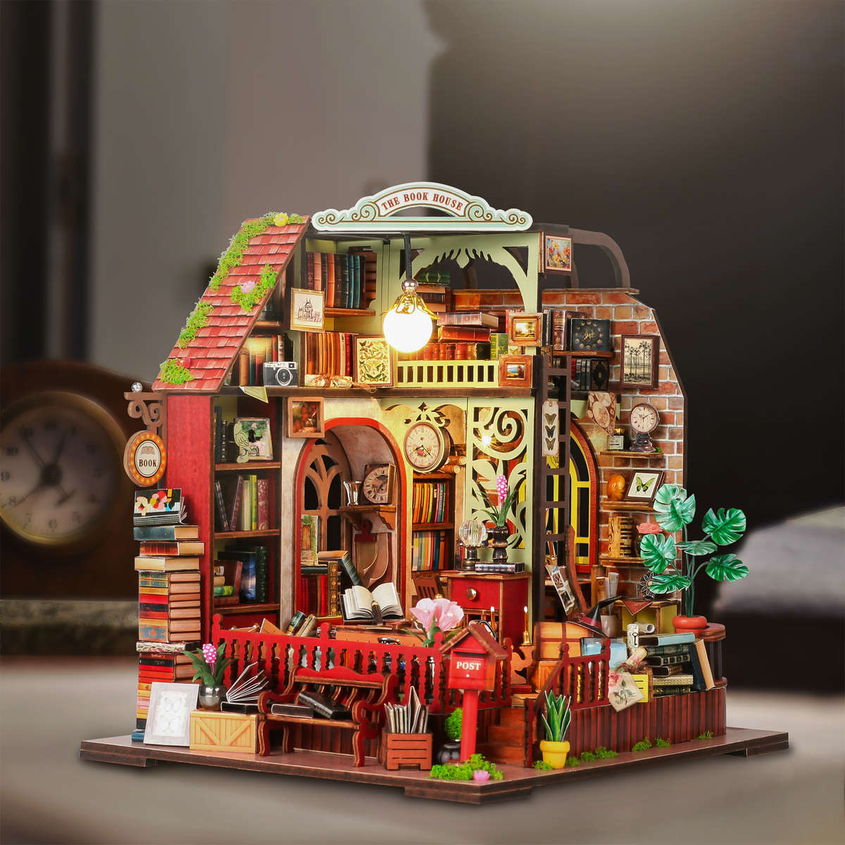 Building Toy Architectural Model Toy Set Style Bookstore