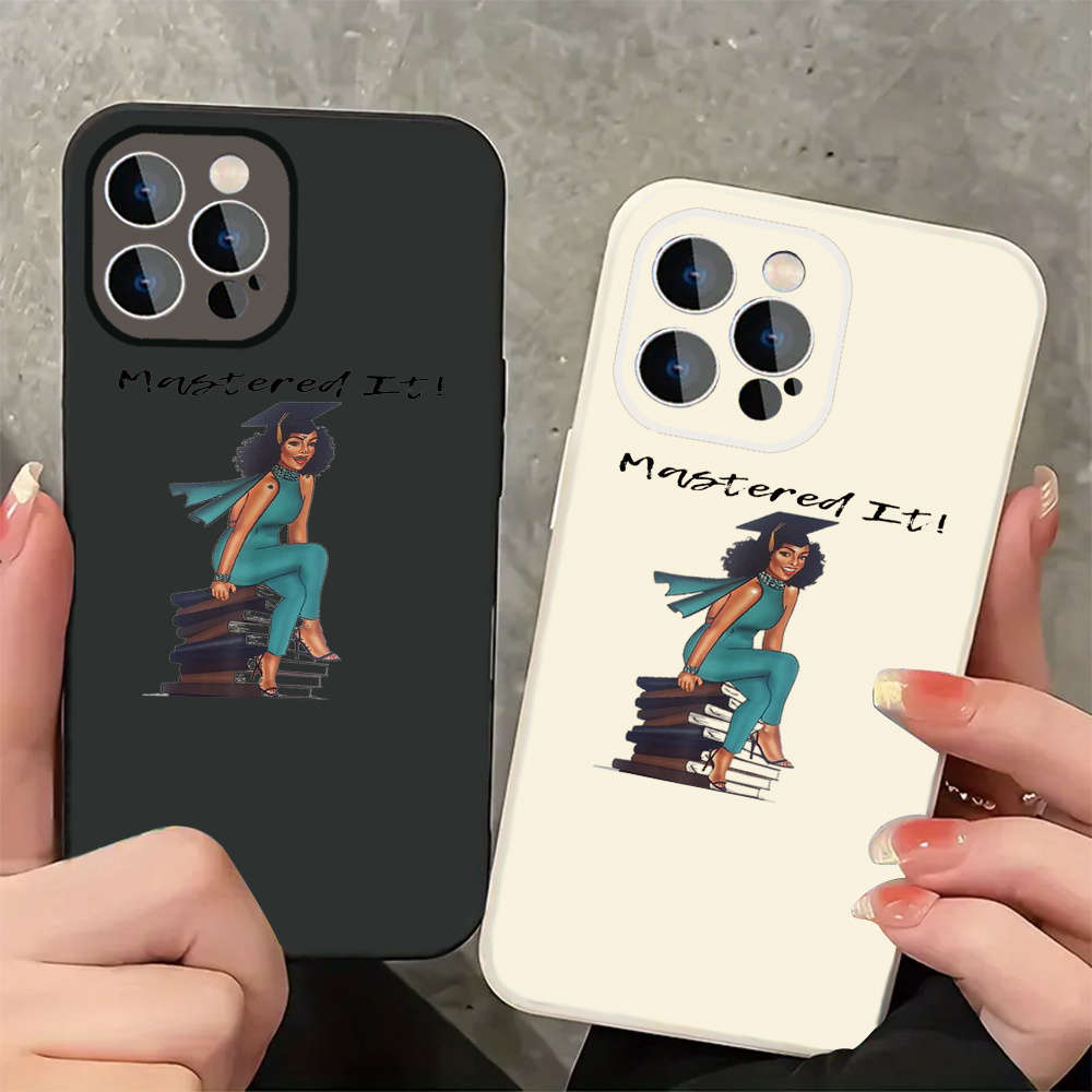 1Pc Black For iPhone 15 Pro Max African Pride Phone Case