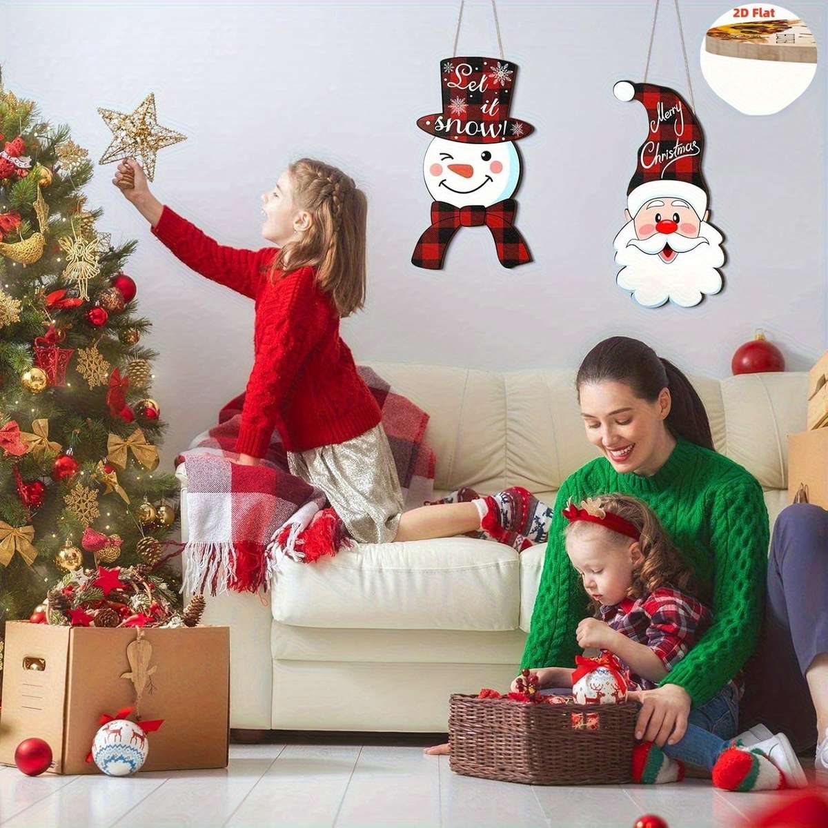 Christmas Decorations Quantity 2Pcs